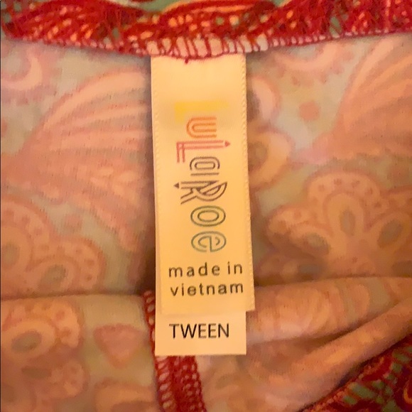 Lularoe Mommy and Me Matching Leggings Tween and OS Red White & Blue